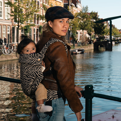 Draagzak - Zebrabruin